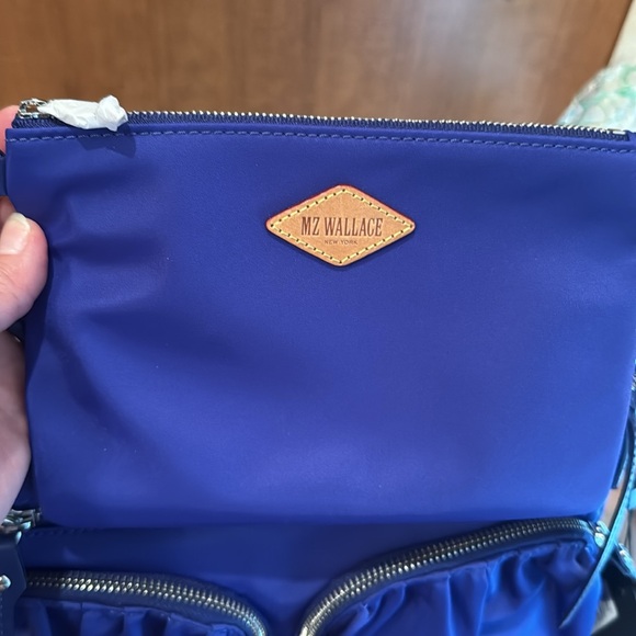 NWT MZ Wallace Paige Crossbody Dazzle Cobalt Blue - Picture 7 of 11